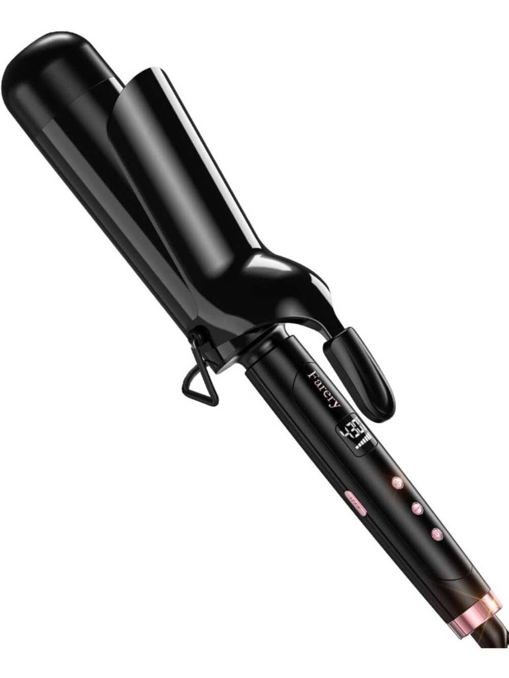 2-Inch Large Barrel Curling Iron for Long Hair, Adjustable Heat 285-430°F